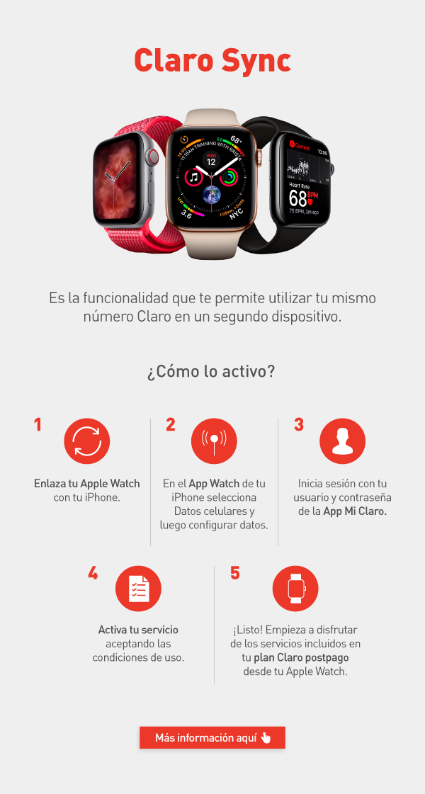 claro apple watch celular